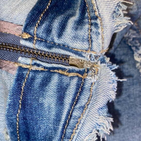 Kimchi Blue Talia Denim & Lace Midi Skirt - Picture 14 of 16